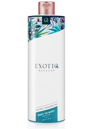 Олія для масажу всього тіла Exotiq Body To Body Oil - 500 ml 18+