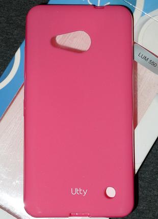 Чехол Utty для Microsoft 550 Lumia розовый 0205
