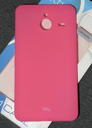 Чехол Utty для Microsoft 640XL Lumia розовый 0211