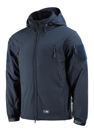 M-Tac куртка Soft Shell с подстежкой Dark Navy Blue S