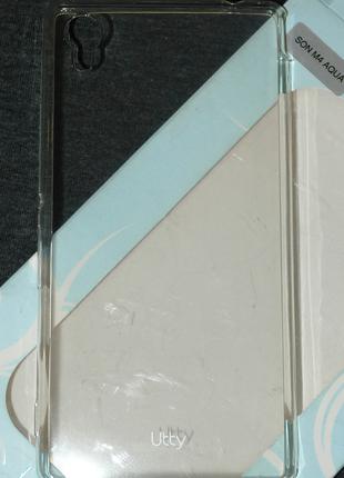 Чехол Utty для Sony E2303 M4 Aqua прозрачный 0213
