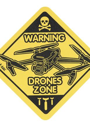 M-Tac нашивка Drones Zone Yellow/Black