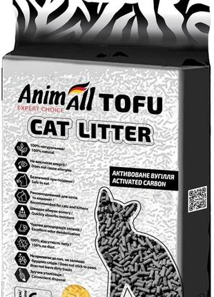 Наполнитель для кошачьего туалета AnimAll Tofu (Тофу) с активи...