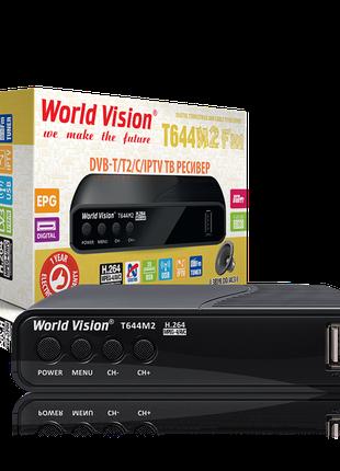 Т2 тюнер/приставка т2 World Vision T644M2 FM