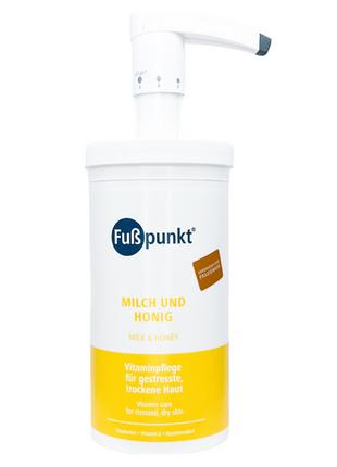 Крем для ніг "Молоко і мед" Fußpunkt, 500мл