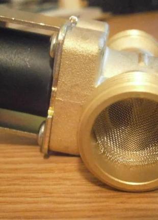 Электромагнитный клапан 3/4" 12 220V соленоид вода газ масло
