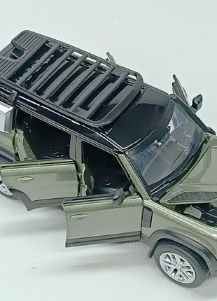 Машинка Автопром Land Rover Defender 1:32 зеленая 68416-3