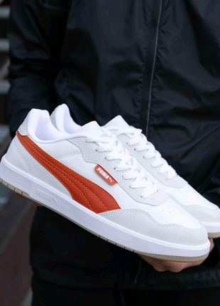 Чоловічі кросівки Puma Court Ultra Lite White Orange