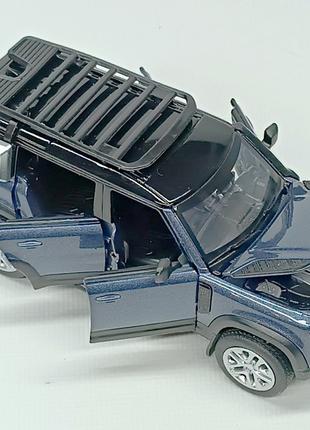 Машинка Автопром Land Rover Defender 1:32 синий 68416-1