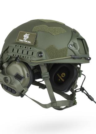 Комплект Кевларовый шлем защитный FAST + Активные защитные нау...