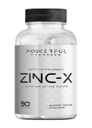 Витамины и минералы Powerful Progress Zinc-X, 90 капсул