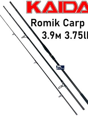 Удилище Kaida Romik Carp 3.9м 3.75lb карповое 50 мм первое кольцо