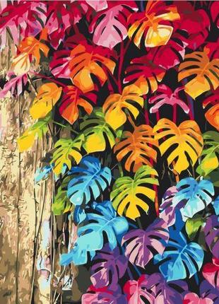 Картина по номерам "Яркие листья" 40x50 см