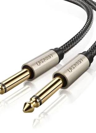 Аудіо кабель UGREEN AV128 6.5mm Male to Male Audio Cable Gray ...