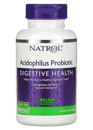 Пробиотик ацидофилус, 1 миллиард, Acidophilus Probiotic, Natro...