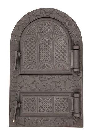 Дверка чавунна спарена арочна Микулин 330х530 (79) 13,2 кг ТМ ...