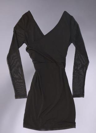 чёрное мини платье от “Zara”