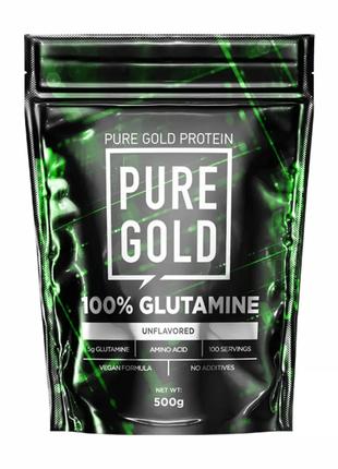 Глютамин Pure Gold 100% Glutamine 500 г