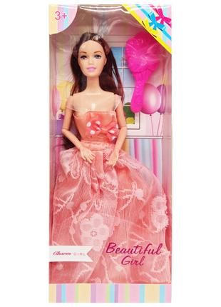 Детская Кукла "Beautiful Girl" D200-216(Orange) в нарядном платье