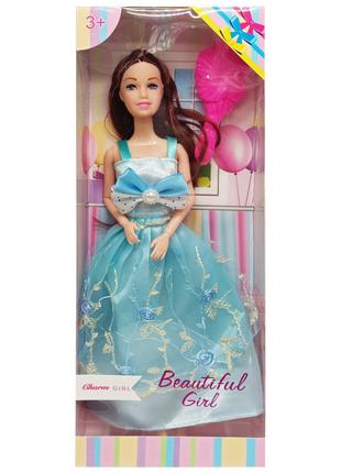 Детская Кукла "Beautiful Girl" D200-216(Blue) в нарядном платье