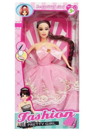Детская Кукла "Fashion Pretty Girl" YE-78(Pink) в нарядном платье
