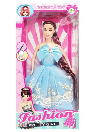 Детская Кукла "Fashion Pretty Girl" YE-78(Blue) в нарядном платье