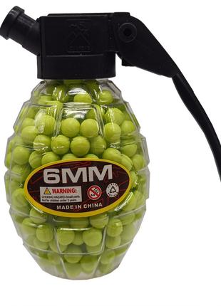 Пластиковые шарики (пульки) для детского оружия QF-23(Green) 6...