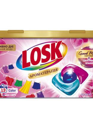 Капсулы для стирки Losk Power Caps Color Ароматерапия Эфирные ...