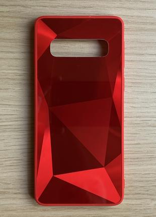 Samsung Galaxy S10 чехол - бампер (чехол - накладка) красный, ...