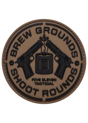 Нашивка 5.11 Tactical Brew Grounds PatchBrown