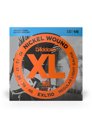 D'ADDARIO EXL110 XL Nickel steel Regular Ligh Струни для елект...