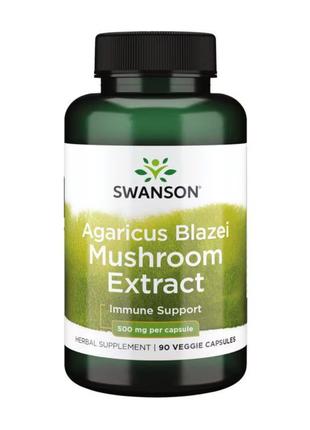 Agaricus Blazei Mushroom Extract 500mg - 90 vcaps