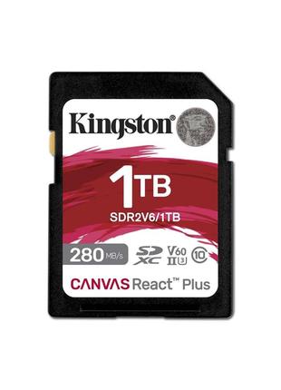 SDXC (UHS-II U3) Kingston Canvas React Plus 1Tb class 10 V60 (...