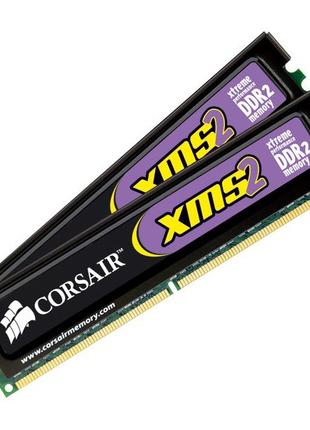 Оперативная память Corsair XMS2 DDR2 4GB (2 x 2GB) PC2-6400 80...