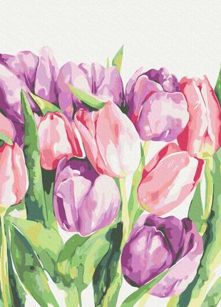 Картина по номерам "Утренные тюльпаны" © Karolina Bundash Brus...