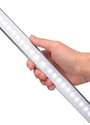 LED лампа нічник 30 см із датчиком руху Білий