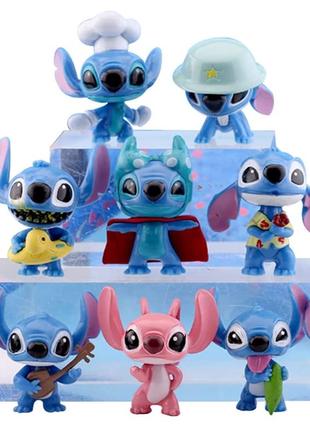 Набір іграшок Ліло та Стіч Lilo and Stitch колекційні фігурки ...