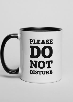 Чашка "Please do not disturb", англійська