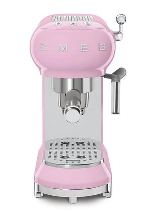 Рожковая кофеварка эспрессо SMEG ECF01PKEU Pink