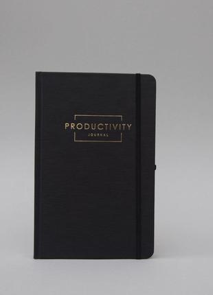 Щоденник Productivity Journal Polish, Чорний, Black, Polish