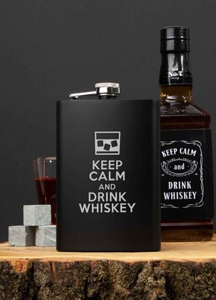 Фляга "Keep calm and drink whiskey", англійська GG