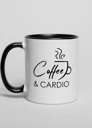 Чашка "Coffee and cardio", англійська