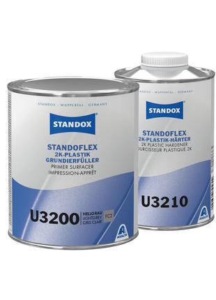 Грунт-наполнитель для пластиков, серый, STANDOX 2K U3200 (комп...