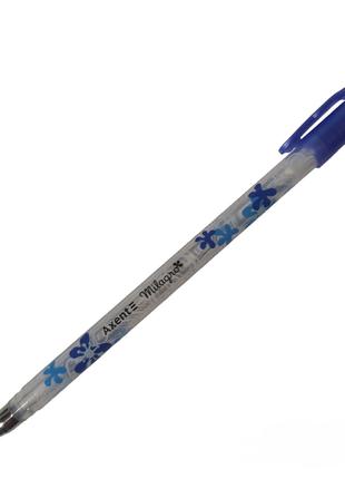 Ручка кулькова синя 0,5 мм, Axent Milagro Blue