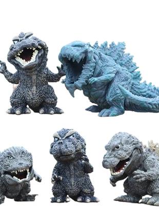 Годзилла Godzilla Chibi набор фигурок, годзилла игрушка, игруш...