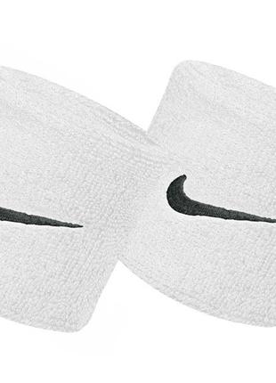 Напульсник NIKE SWOOSH WRISTBANDS 2 PK ROYAL WHITE/BLACK - N.N...