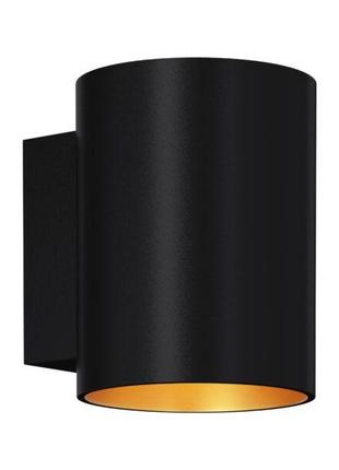 Настенный светильник Zuma Line SOLA WL ROUND BLACK-GOLD 91061