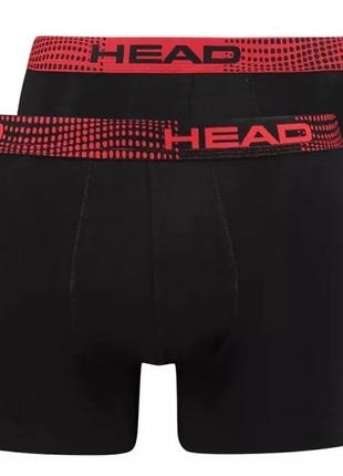 Трусы-боксеры Head BASIC BOXER 2P черный, красный Муж M 701221...