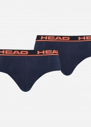 Труси-брифи Head BOXER BRIEF 2P синій, помаранчевий Чол S 1000...