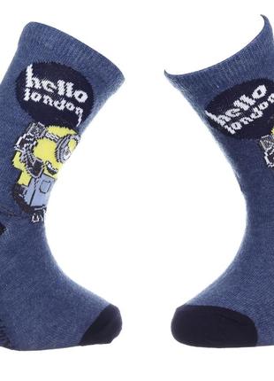 Носки Minions Hello London 31-34 denim 37014-2